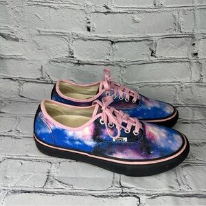 Vans Era Men’s Cosmic Galaxy Canvas Sneakers - Pink & Blue Size 7